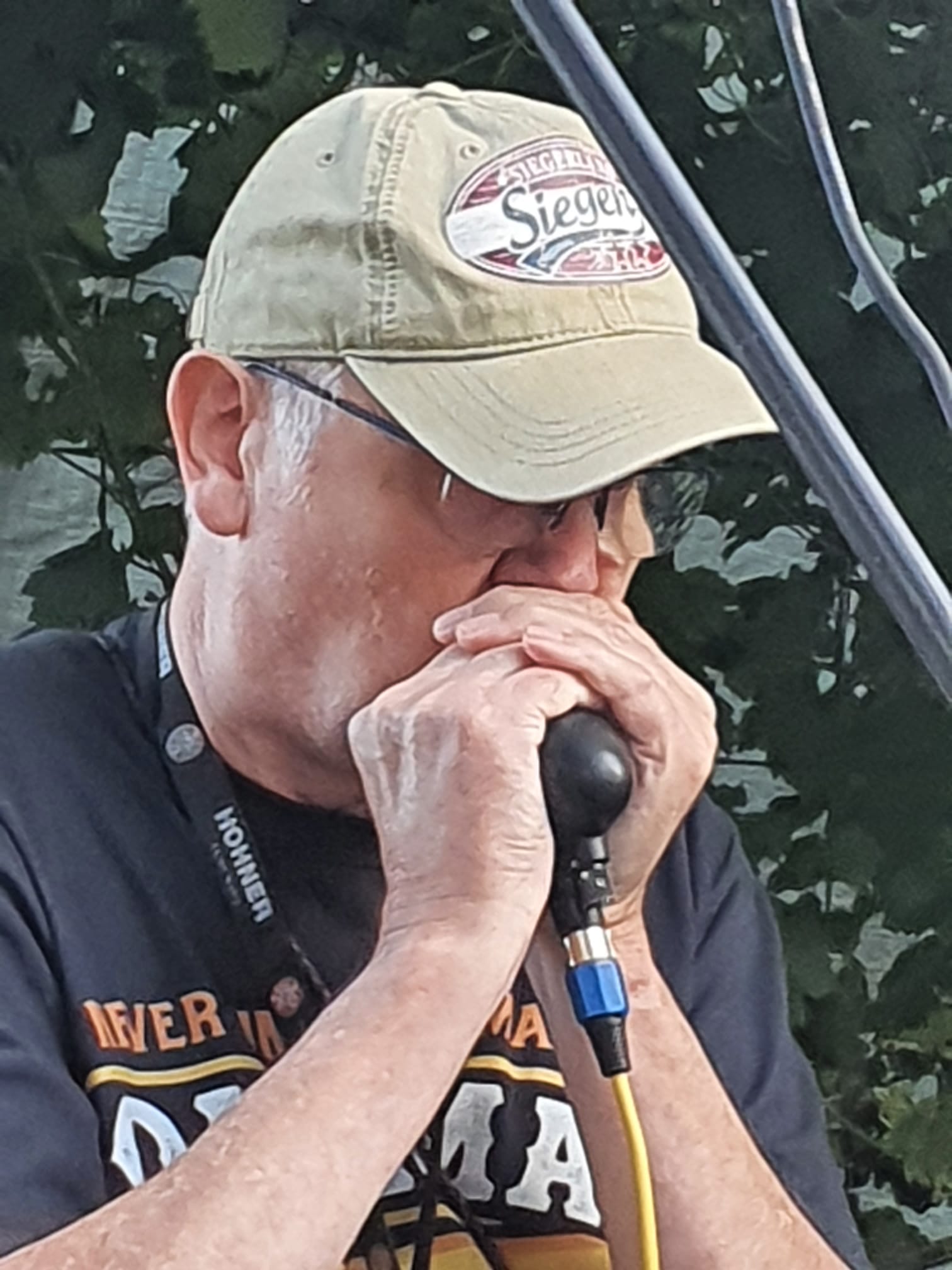 Herd mit Mundharmonika